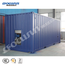 5 tons capacity tube ice machine with screw ice storage room